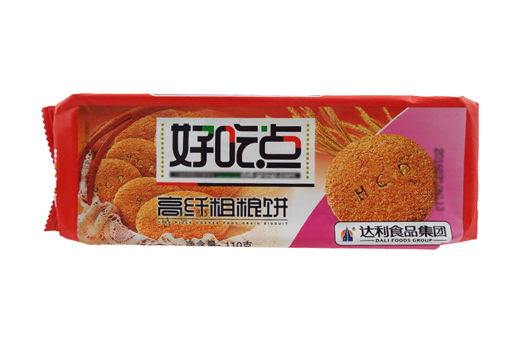 HAOCHIDIAN HIGH FIBER COARSE FOOD GRAIN BISCUIT 110G